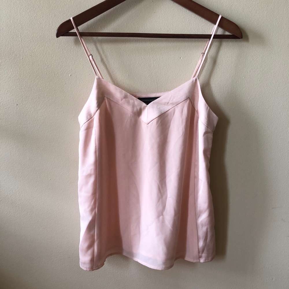 Banana Republic rose silk tank